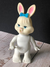 Load image into Gallery viewer, Vintage Easter Unlimited Inc. Vinyl Rabbit Doll Sucking Thumb Made in Hong Kong

