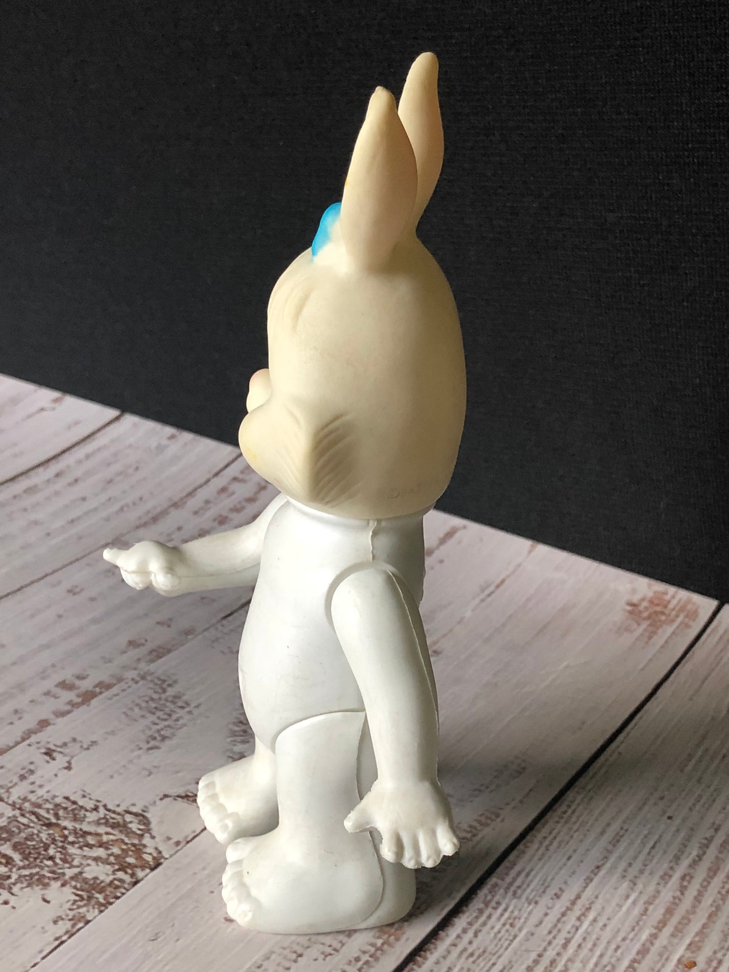 Vintage Easter Unlimited Inc. Vinyl Rabbit Doll Sucking Thumb Made in Hong Kong