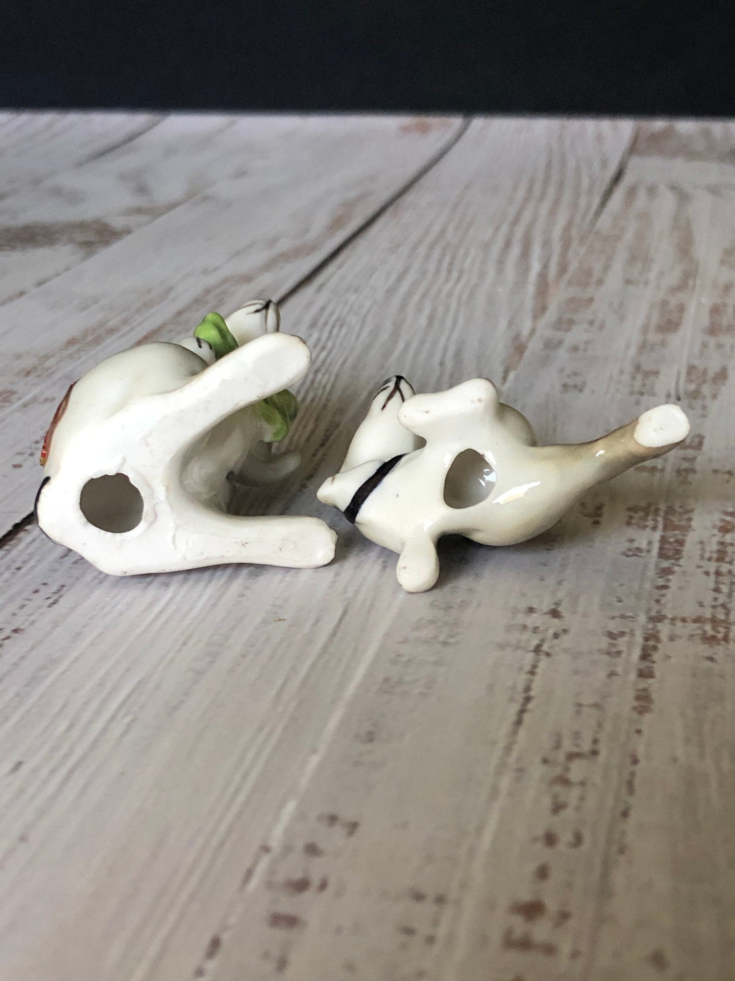 Miniature Porcelain Mouse Pair Smith Western Made in Japan