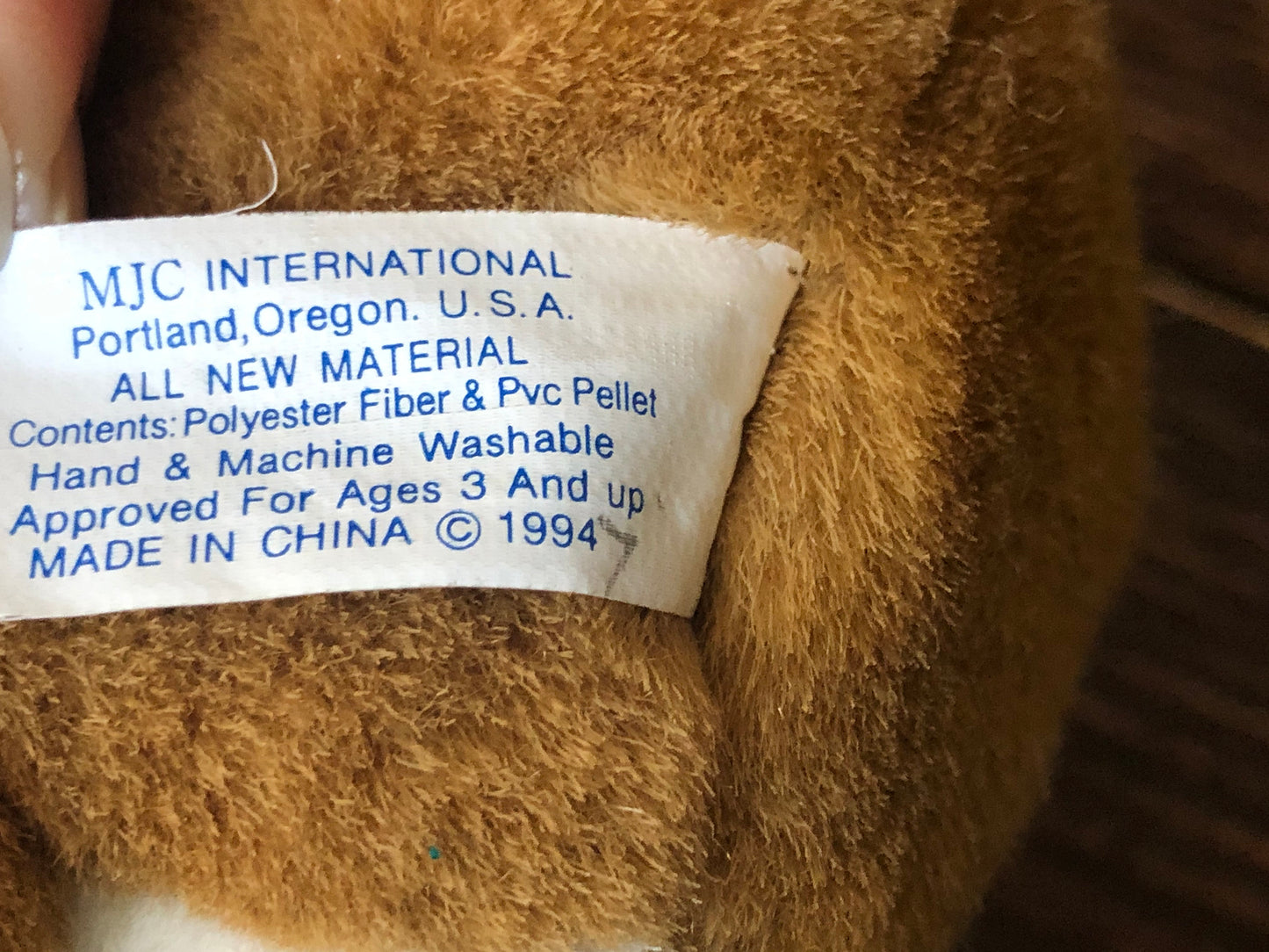 1997 Purr-fection Cushy Critter by MJC. Baby Bulldog Named "Spike", MJC Syle #2859