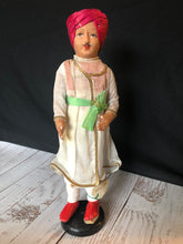 Load image into Gallery viewer, Vintage Cloth Souvenir Folk Art Doll of Hindi Film Sardar Malik Made in India
