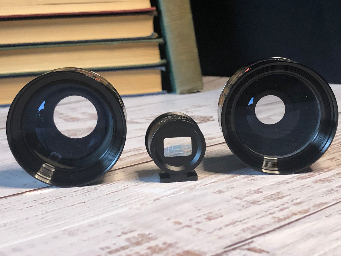 Petri Aux Camera Lens Wide-Angle TelePhoto Lens for 1:2.8 45mm 7s and Tele-Wide Finder With Case