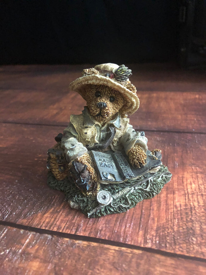 1994 Boyds Bears and Friends the Bearstone Collection Style 2249-06 Otis...The Fisherman