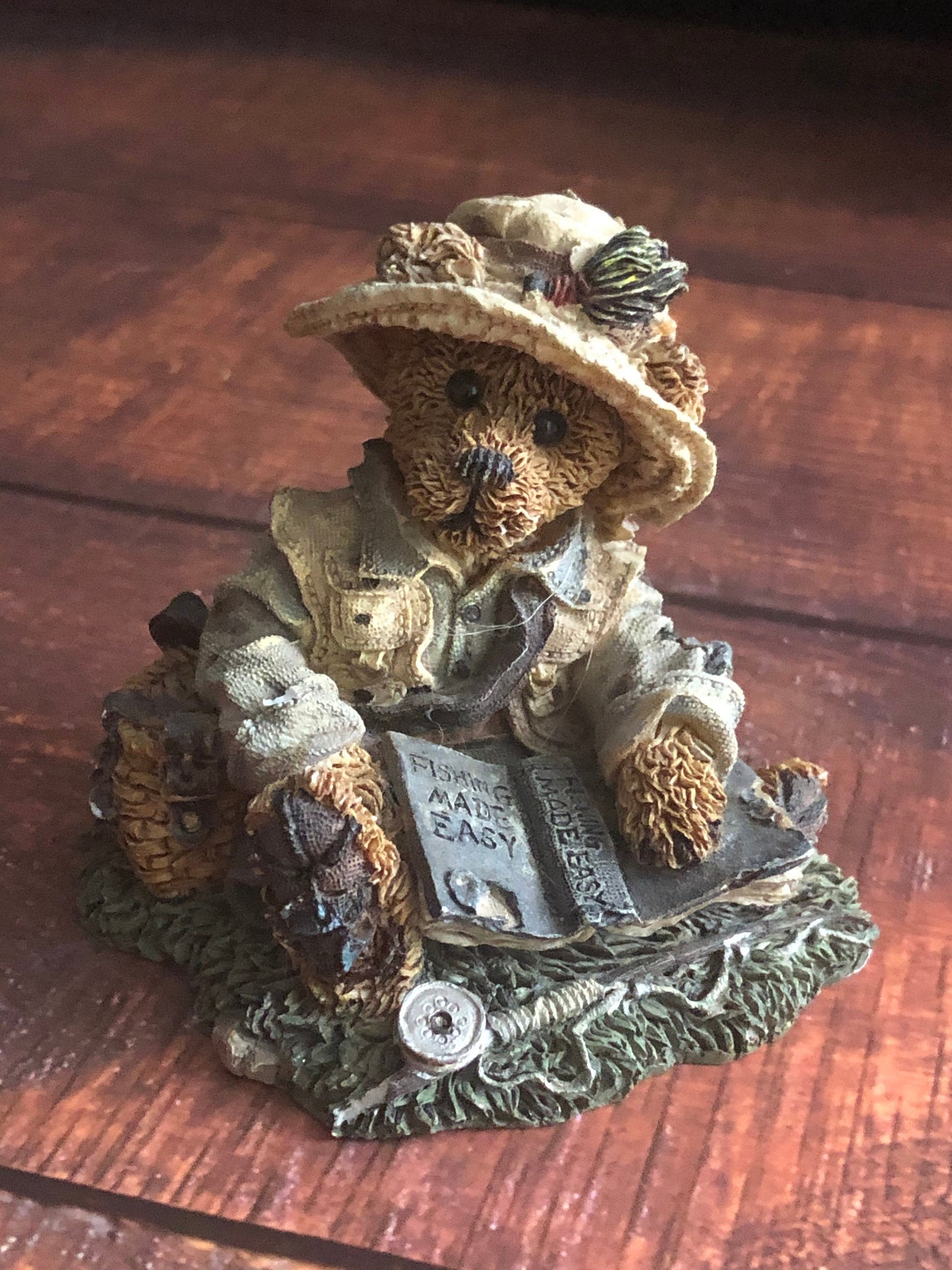 1994 Boyds Bears and Friends the Bearstone Collection Style 2249-06 Otis...The Fisherman
