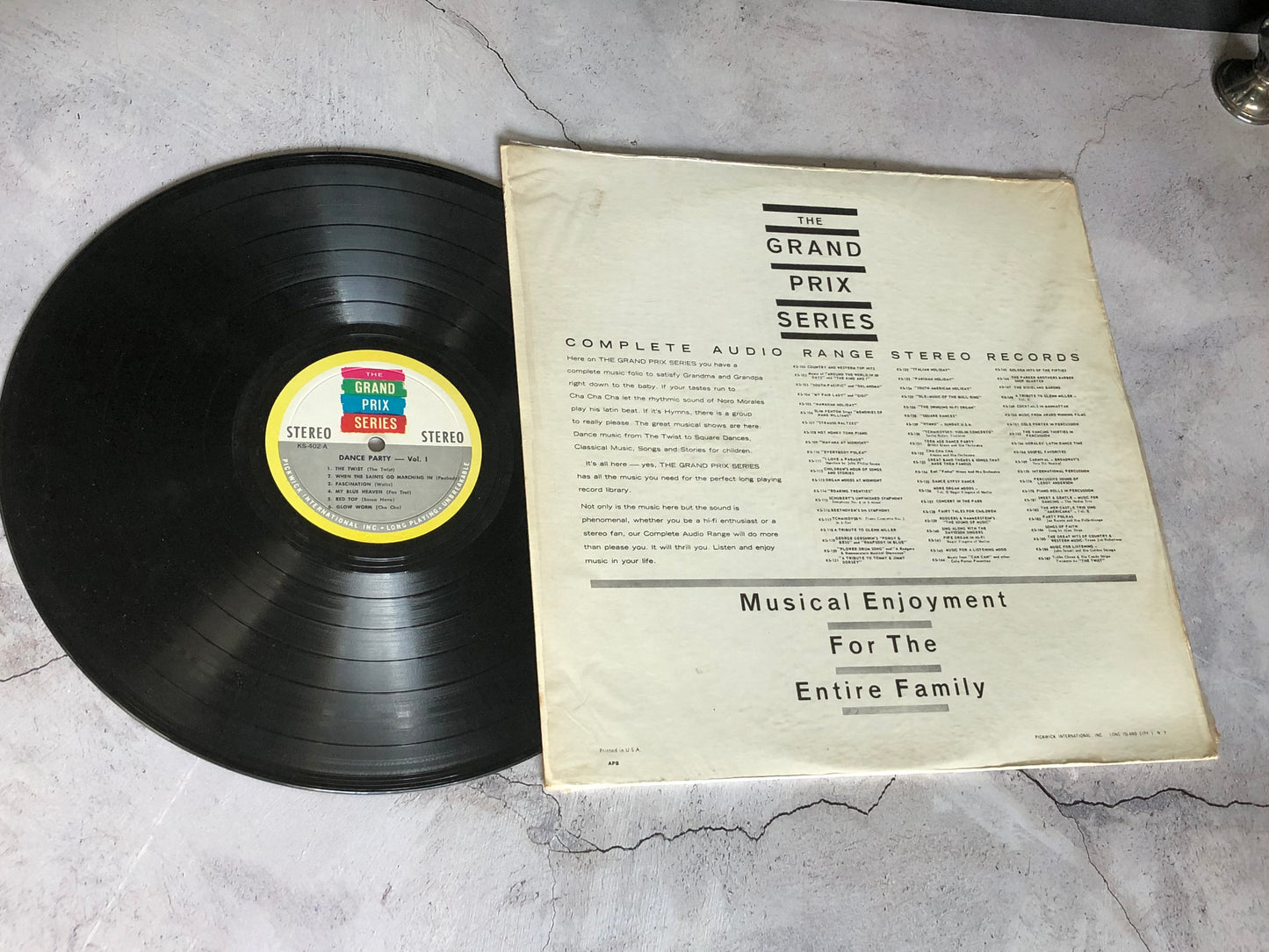 1965 Pickwick International Inc. Dance Party Vol 1 LP Record Album Vinyl