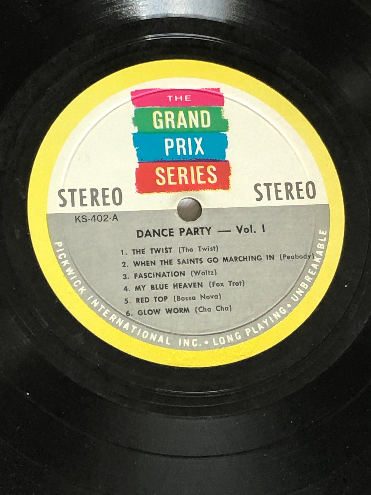 1965 Pickwick International Inc. Dance Party Vol 1 LP Record Album Vinyl