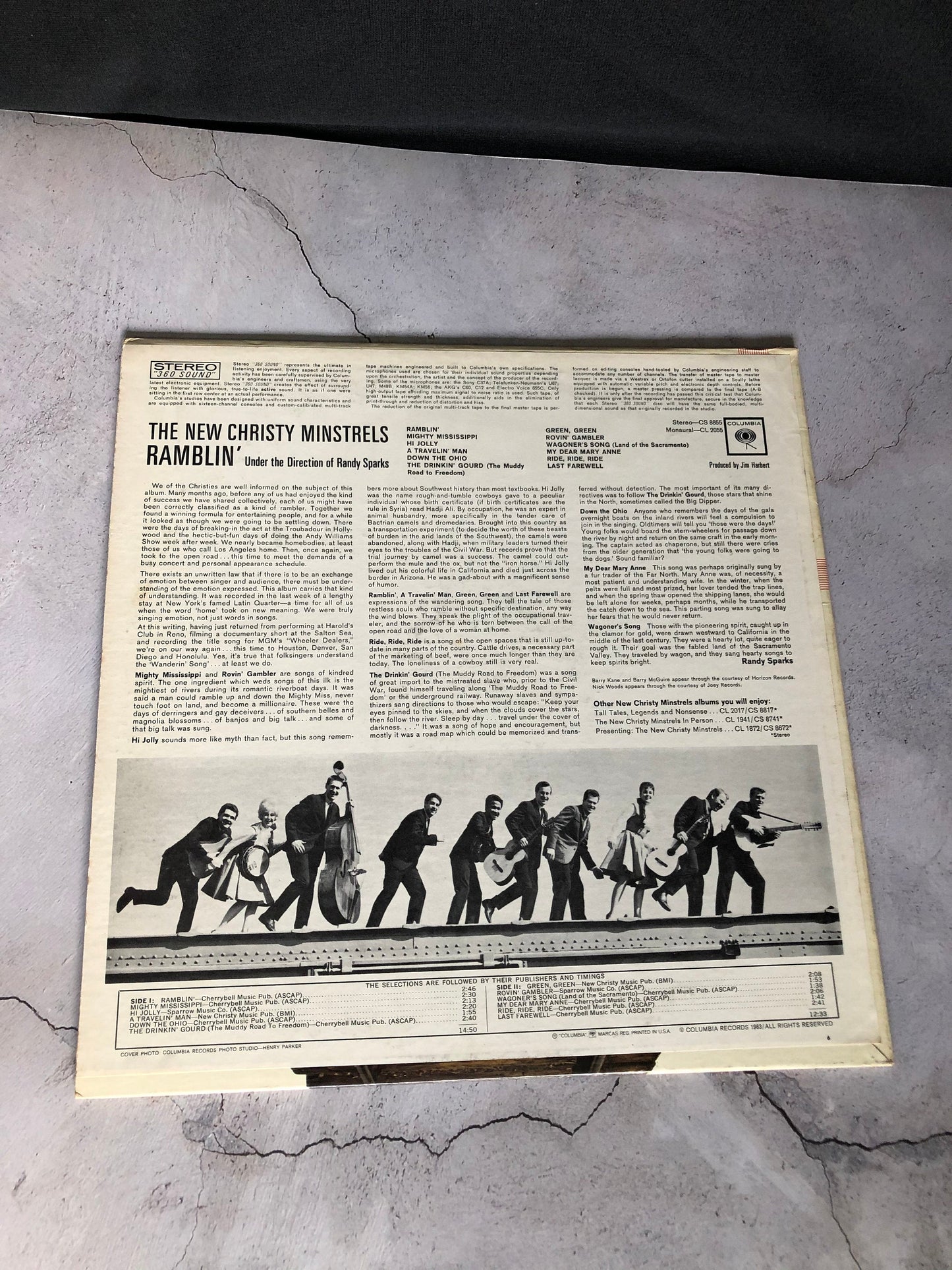 1963 Columbia The New Christy Minstrels Under the Direction of Randy Sparks - Ramblin LP Record Album Vinyl