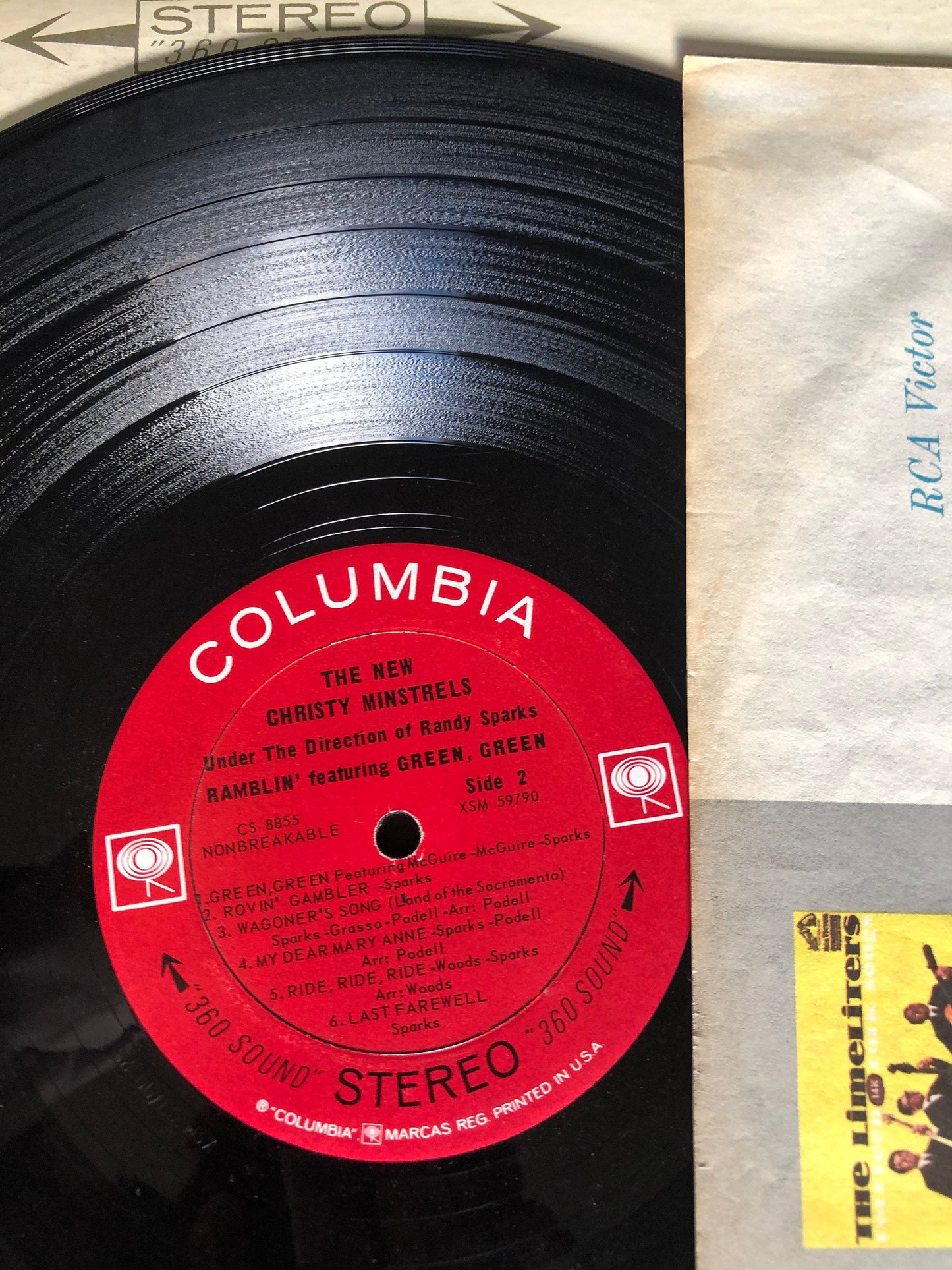 1963 Columbia The New Christy Minstrels Under the Direction of Randy Sparks - Ramblin LP Record Album Vinyl