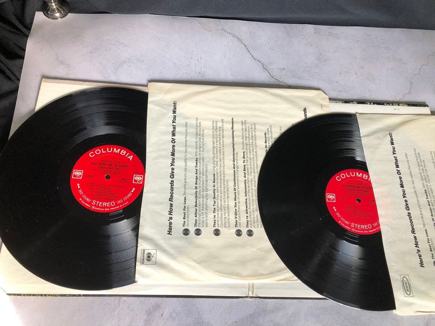 1969 Columbia Paul Revere & The Raiders Featuring Mark Lindsay - Two all-Time Great Selling LP's/One Great Package LP Record Album Vinyl