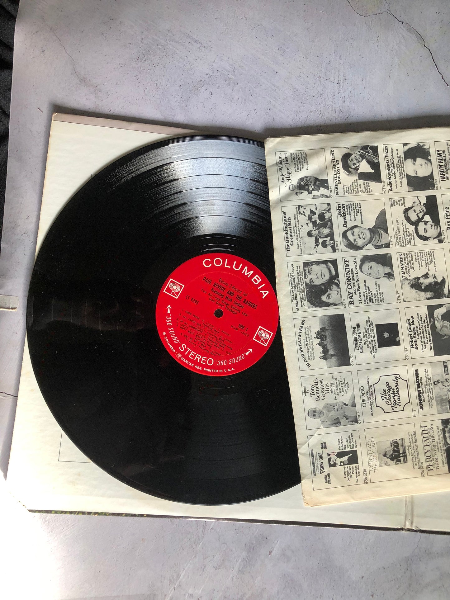1969 Columbia Paul Revere & The Raiders Featuring Mark Lindsay - Two all-Time Great Selling LP's/One Great Package LP Record Album Vinyl