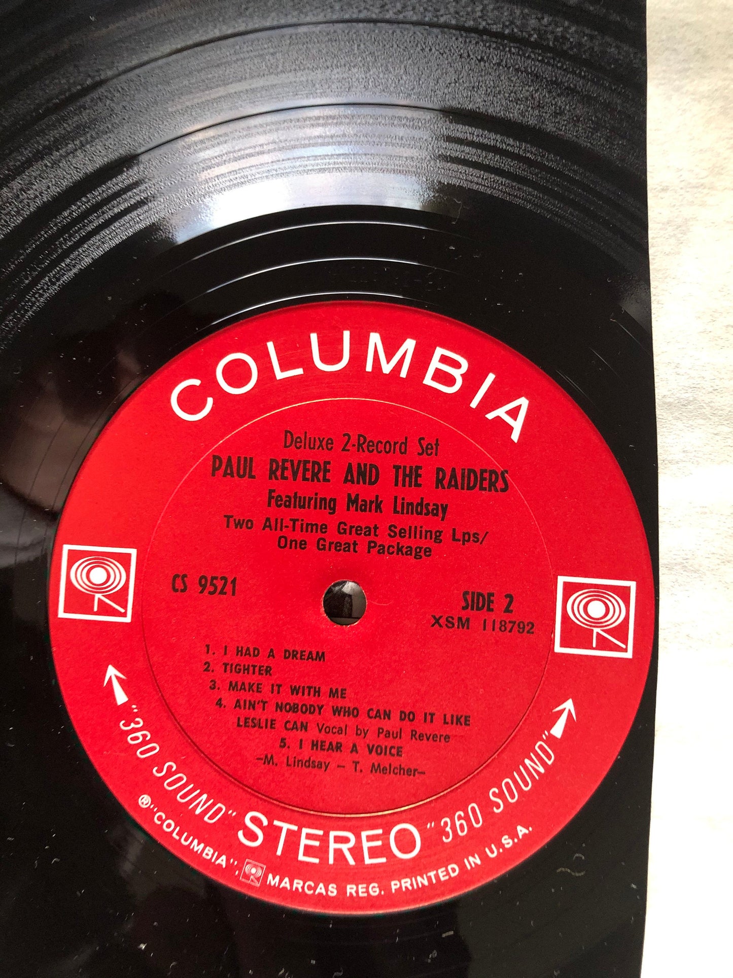 1969 Columbia Paul Revere & The Raiders Featuring Mark Lindsay - Two all-Time Great Selling LP's/One Great Package LP Record Album Vinyl