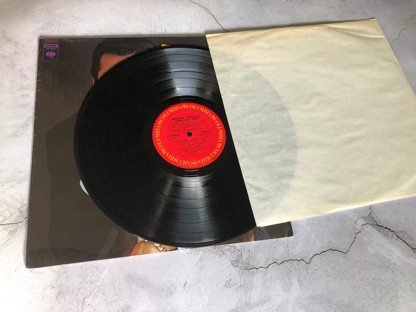 1969 Columbia Robert Goulet - Robert Goulet's Greatest Hits LP Record Album Vinyl