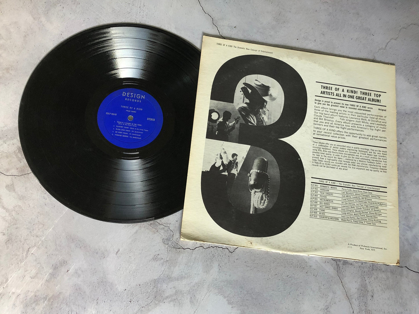 1964 Pickwick International Inc. Lani Mcintyre_Johnny Poi_Johny Pineallp - Three of a Kind (3 Top Stars of Hawaiian Music) LP Vinyl Record Album