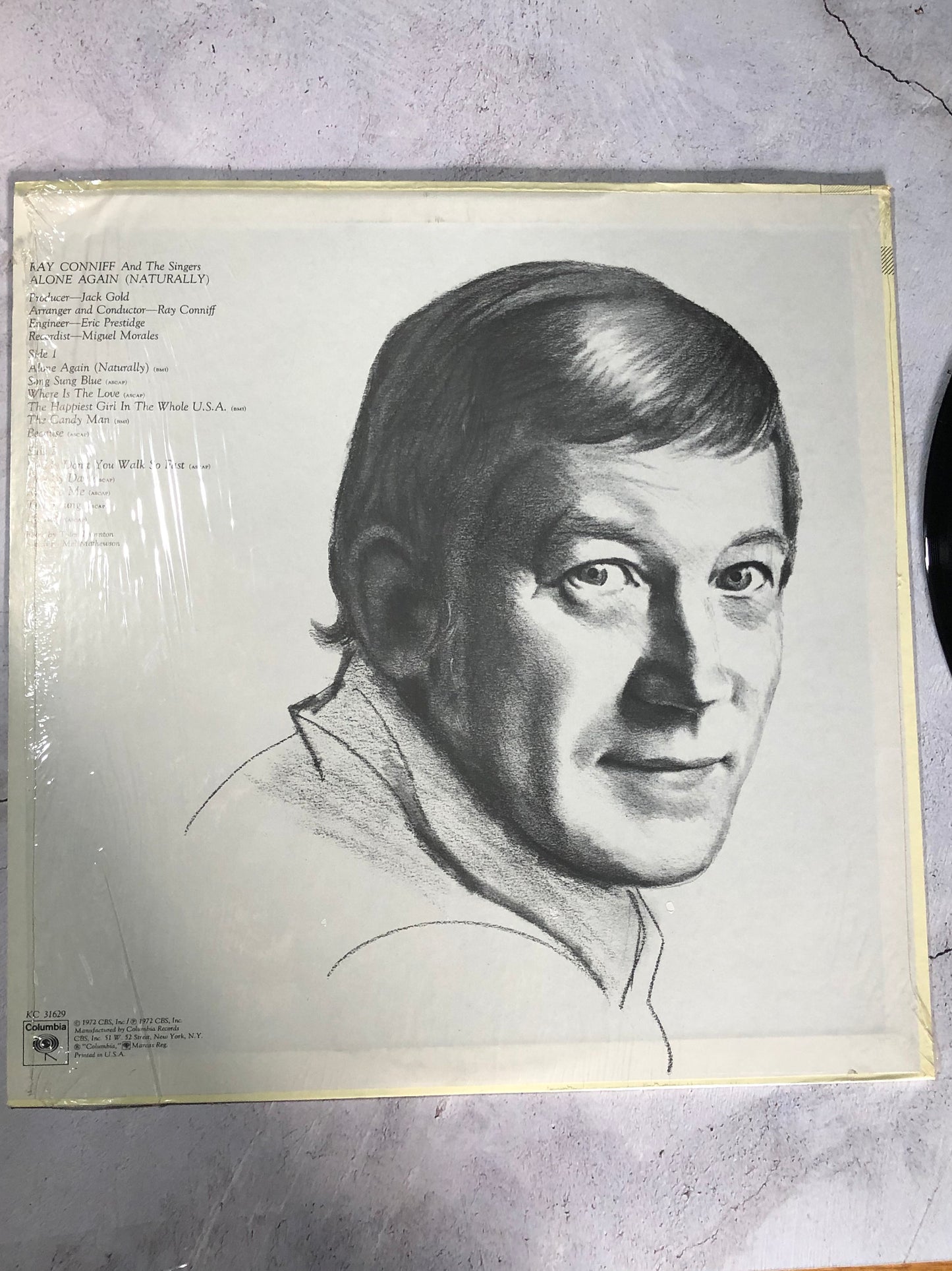 1972 Columbia Ray Conniff And The Singers Alone Again Naturally LP Record Album Vinyl