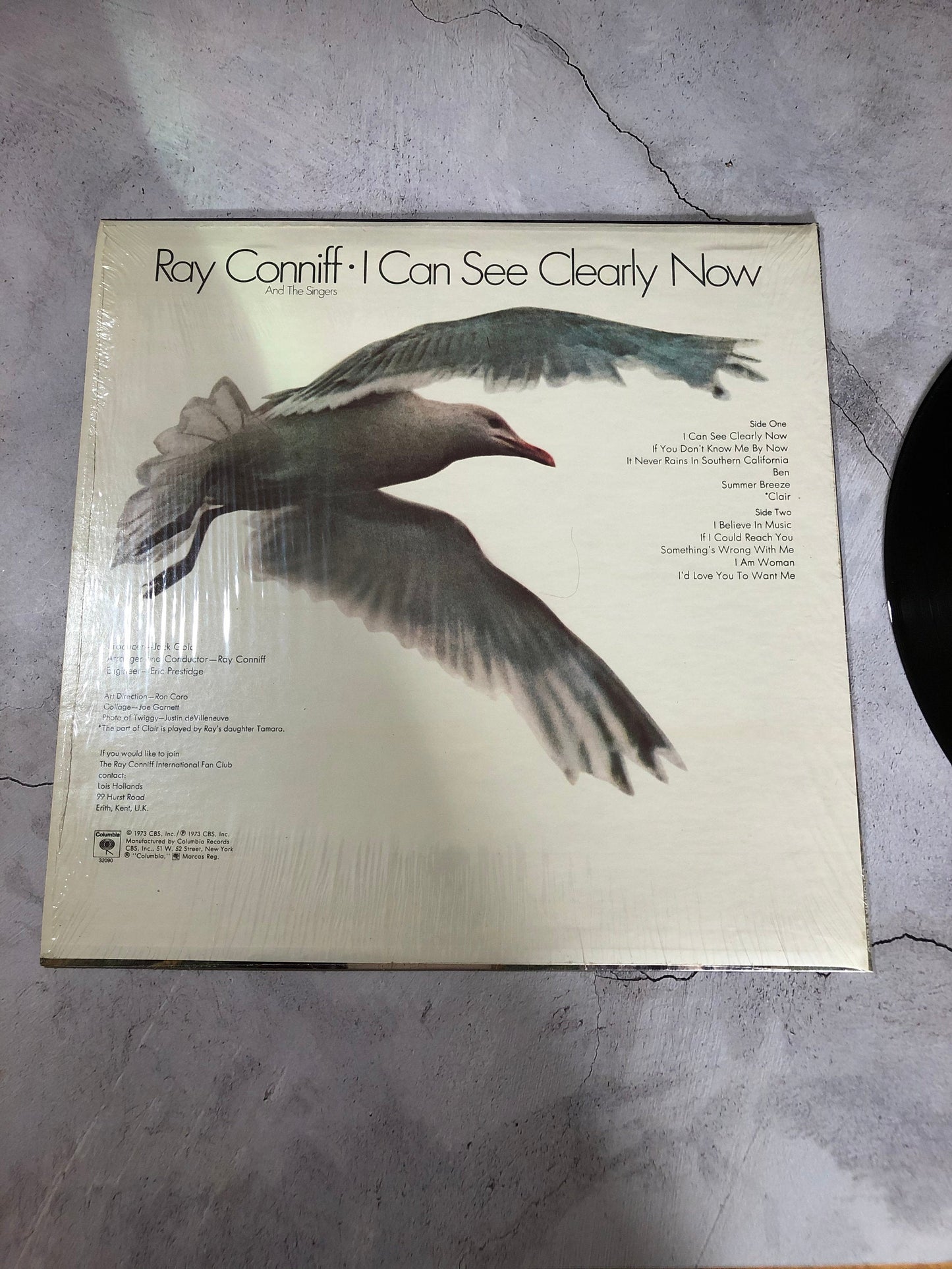 1973 Columbia Ray Conniff. I Can See Clearly Now Vinyl LP Record Album Vinyl