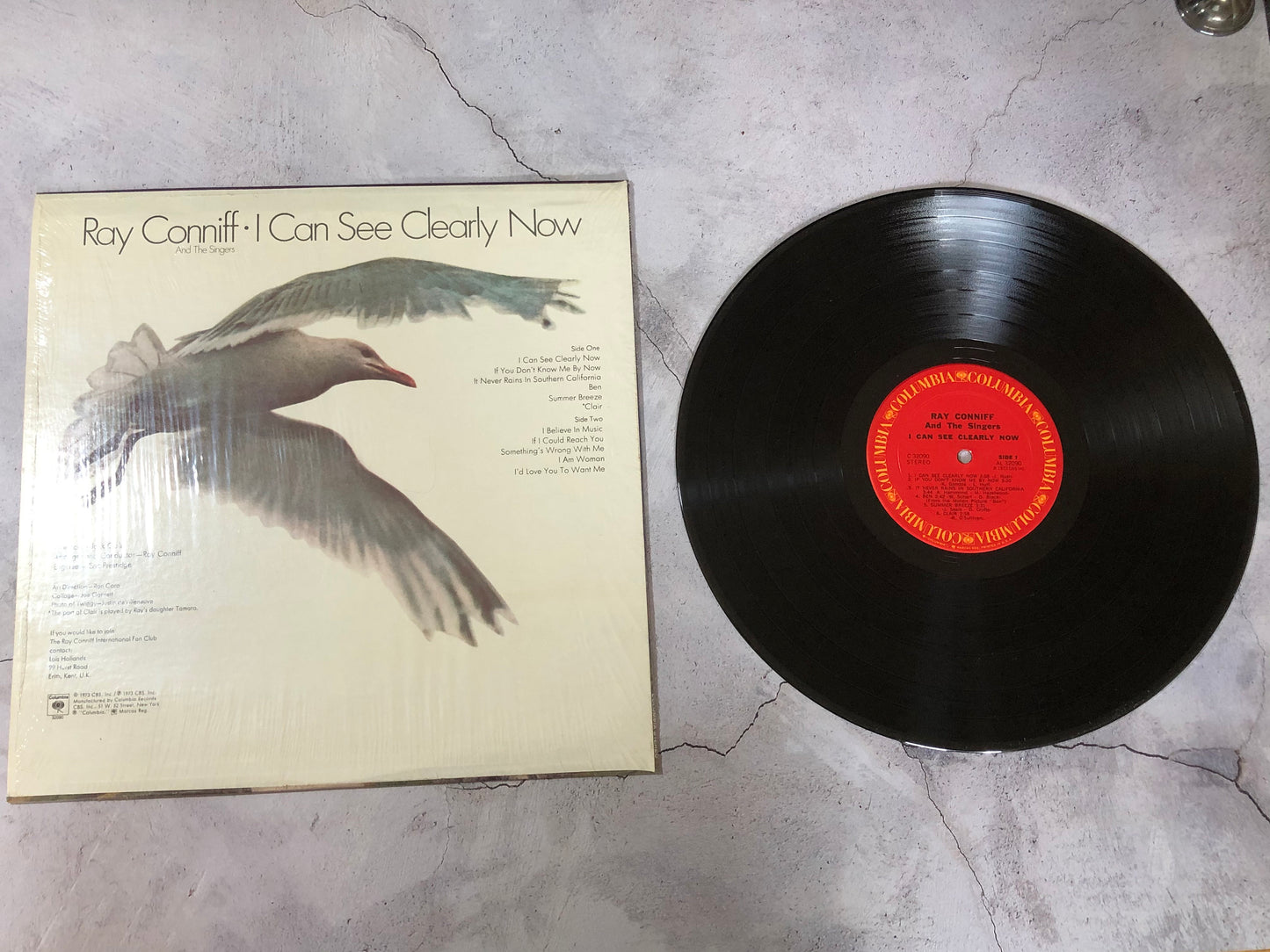 1973 Columbia Ray Conniff. I Can See Clearly Now Vinyl LP Record Album Vinyl