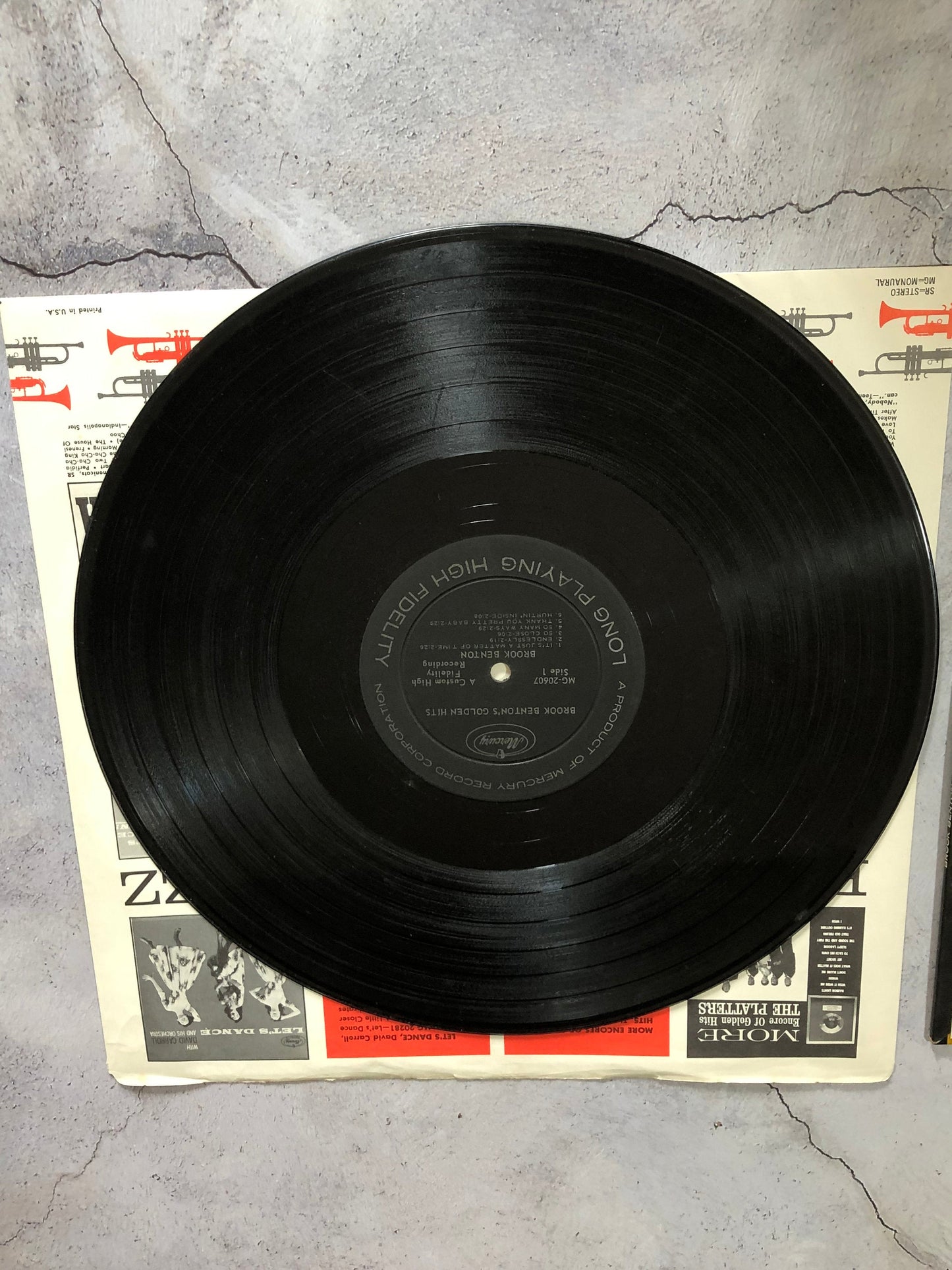 1961 Mercury Brook Benton Golden Hits LP Record Album Vinyl