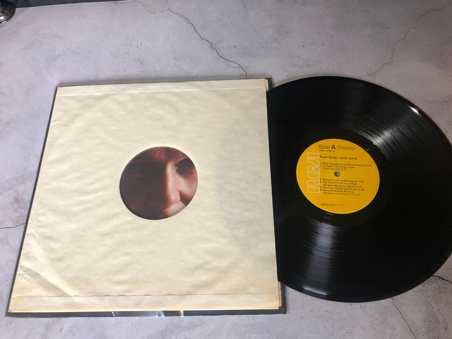 1977 RCA John Gary Pure Gold LP Record Album Vinyl