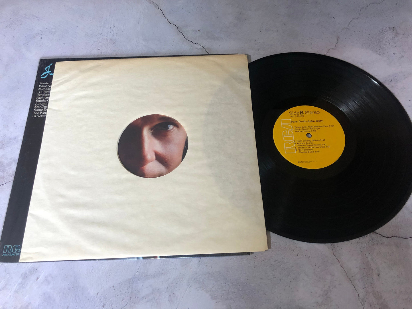 1977 RCA John Gary Pure Gold LP Record Album Vinyl