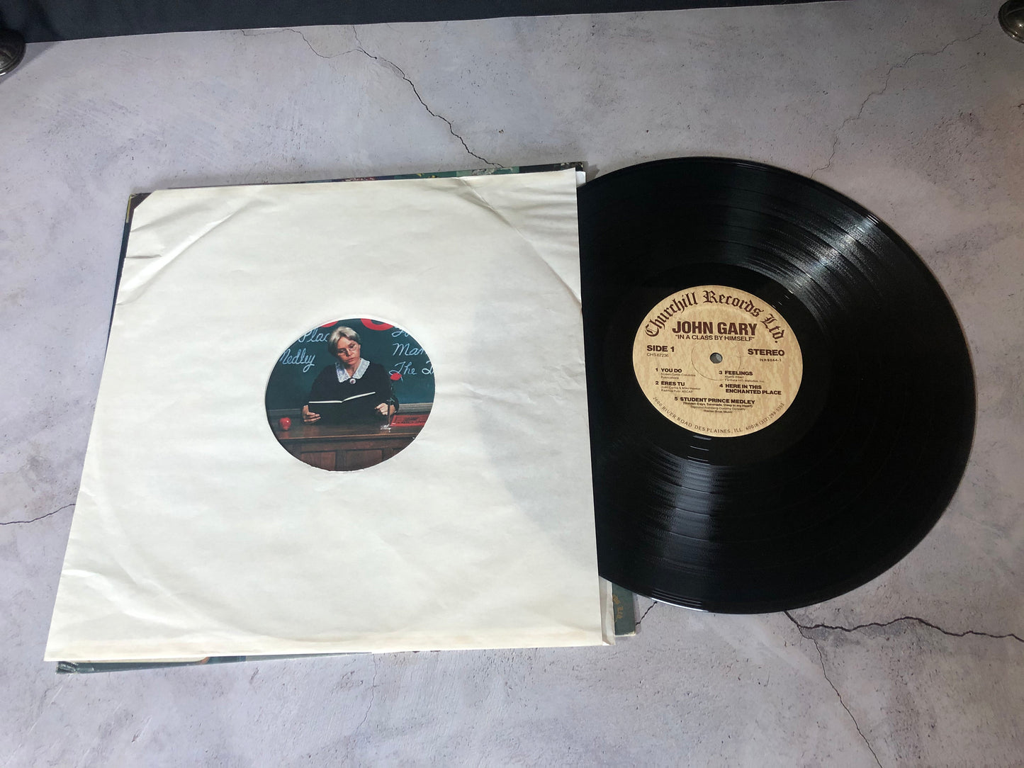 1977 Churchill Records LTD. John Gary In A Class By Himself LP Record Album Vinyl