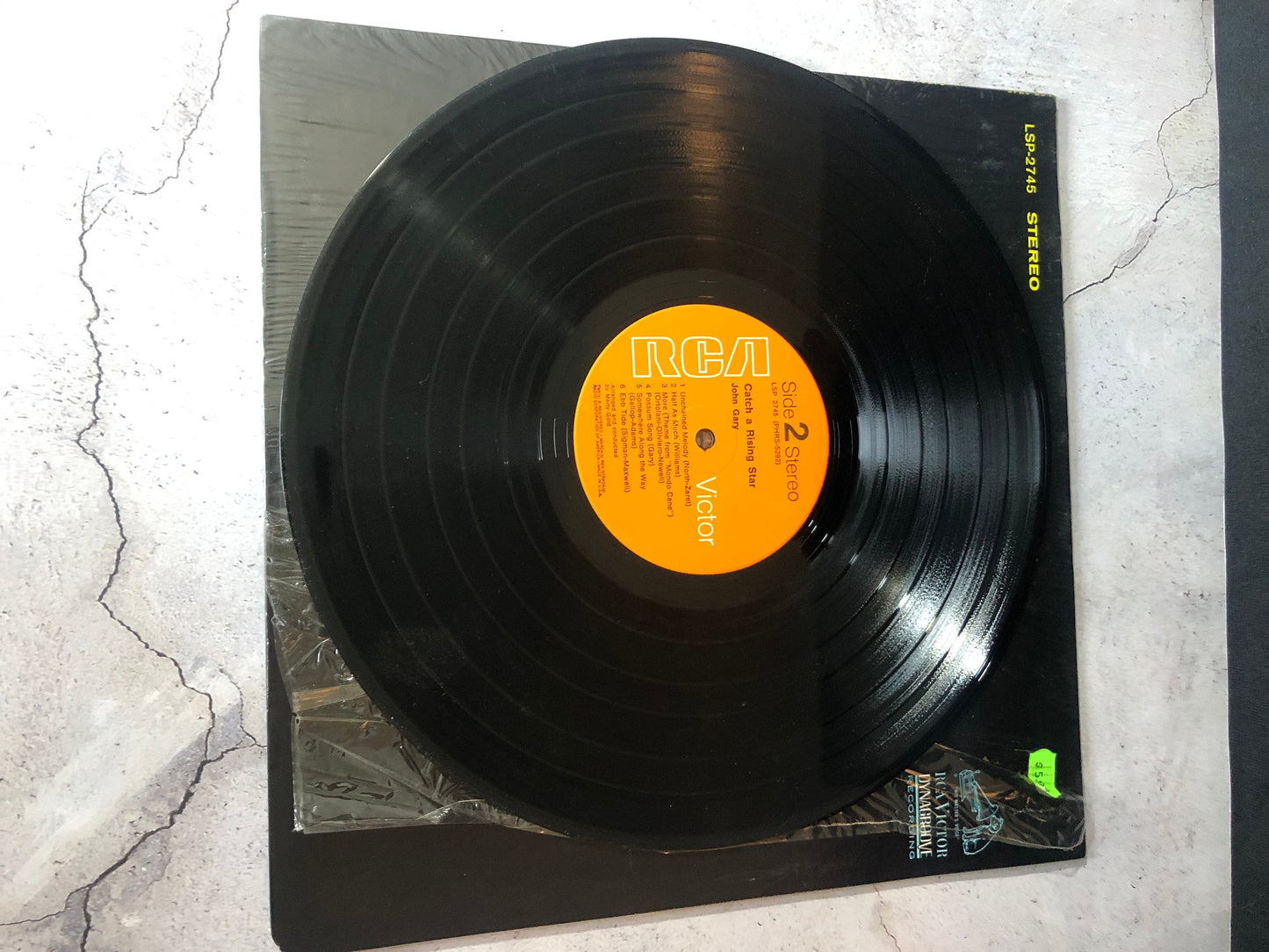1963 RCA Victor Dyngroove Recording John Gary Catch A Rising Star Vinyl LP Record Album Vinyl