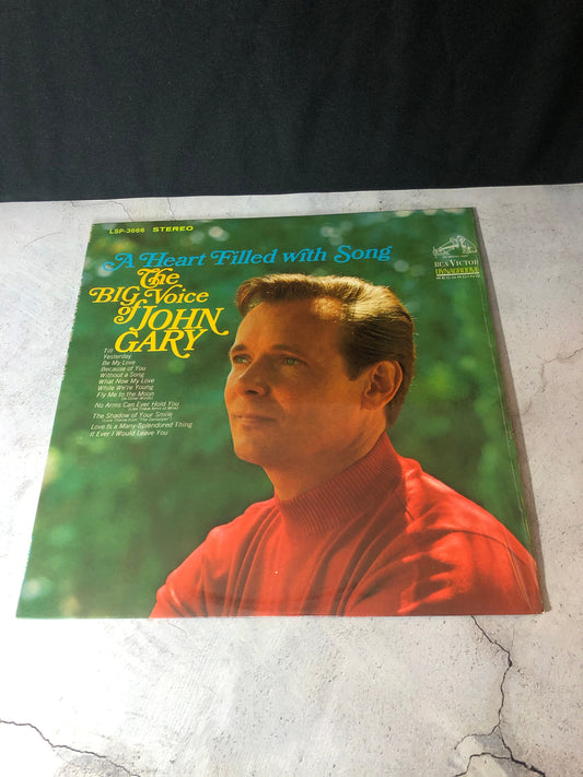 1966 RCA Victor Dynagroove Recording John Gary A Heart Filled With Song LP Record Album Viny