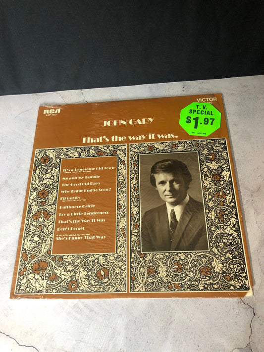 1969 RCA Victor Dynagroove Recordings John Gary That's The Way It Was LP Record Album Vinyl