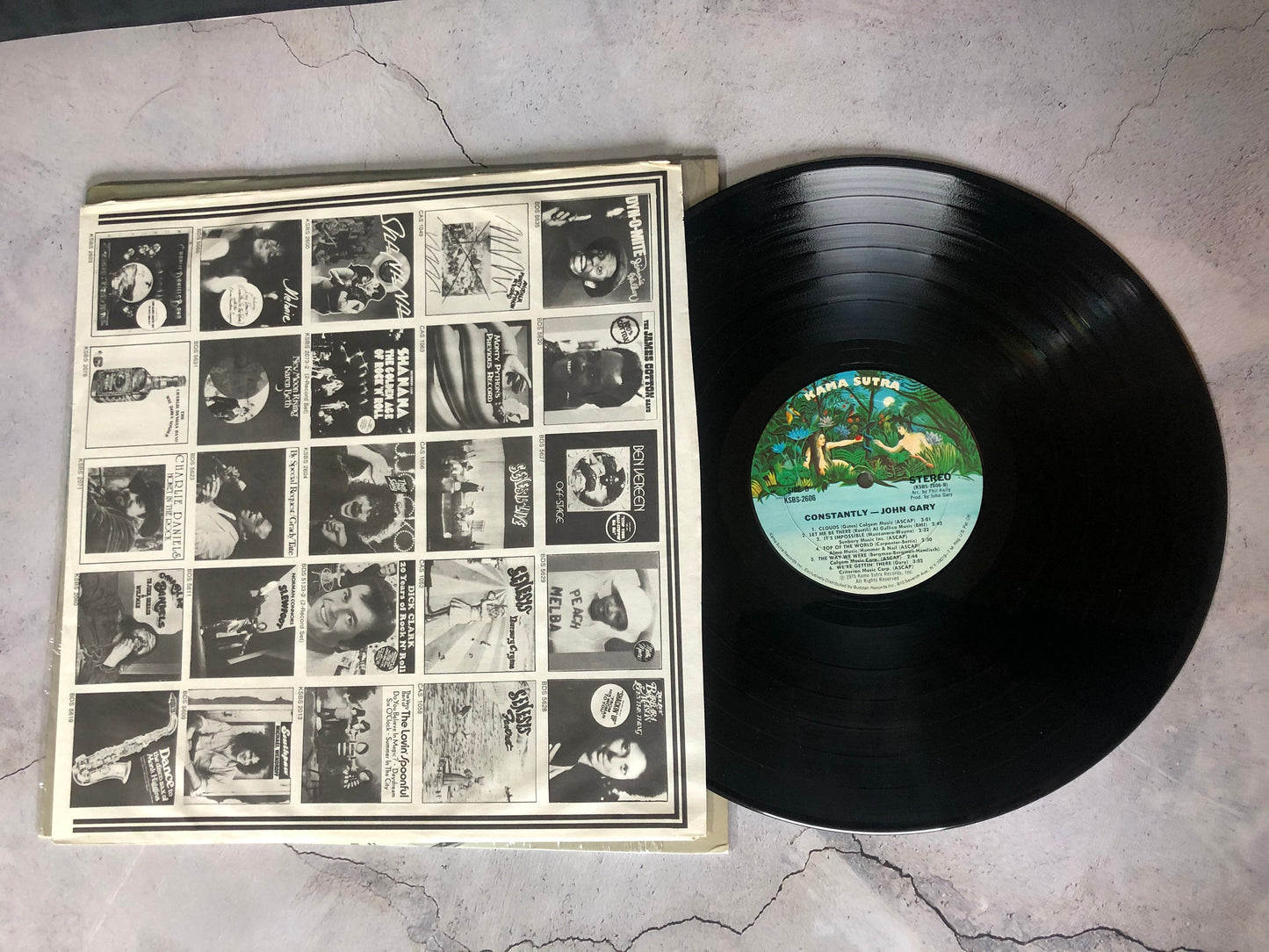 1975 Kama Sutra John Gary Constantly Vinyl LP Record Album Vinyl
