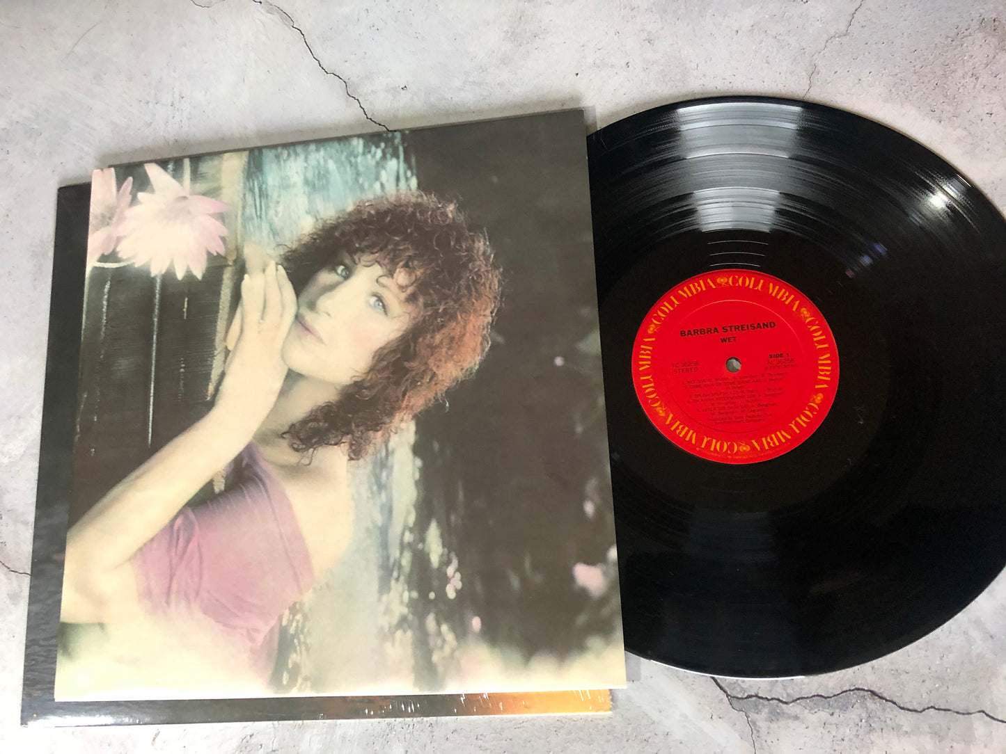 1979 Columbia Records Barbra Streisand Wet Vinyl