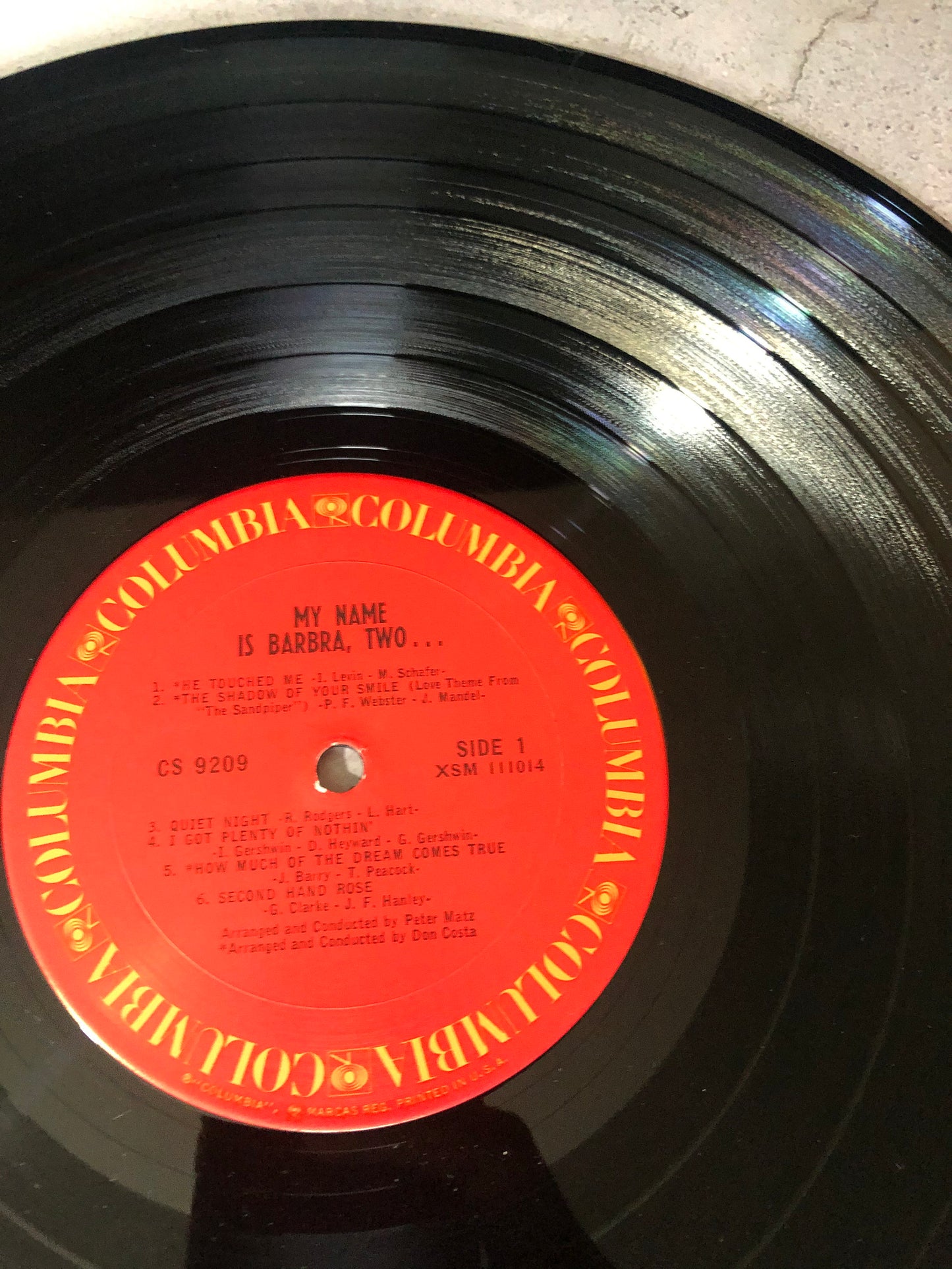 1965 Columbia Records Barbra Streisand My Name is Barbra Two Vinyl LP Record Album Vinyl