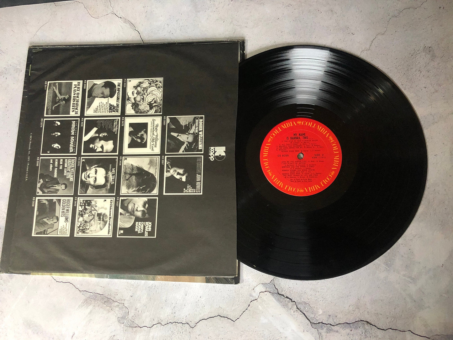 1965 Columbia Records Barbra Streisand My Name is Barbra Two Vinyl LP Record Album Vinyl