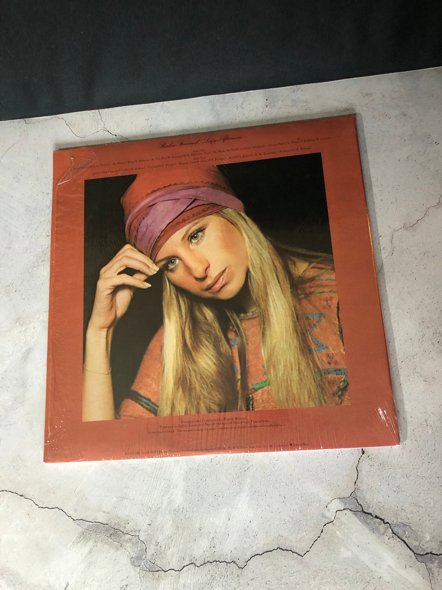 1975 Columbia Records Barbra Streisand Lazy Afternoon Vinyl Record Album Vinyl
