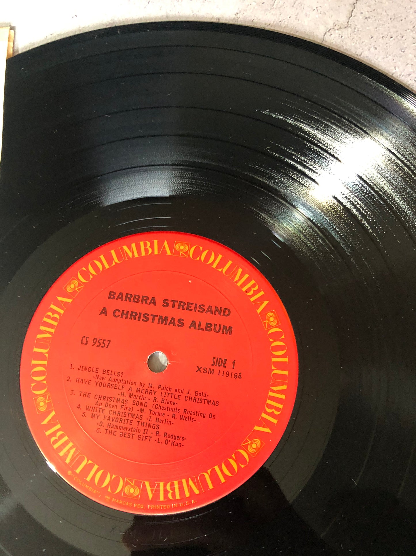 1967 Columbia Records Barbra Streisand A Christmas Album Vinyl Record Album Vinyl