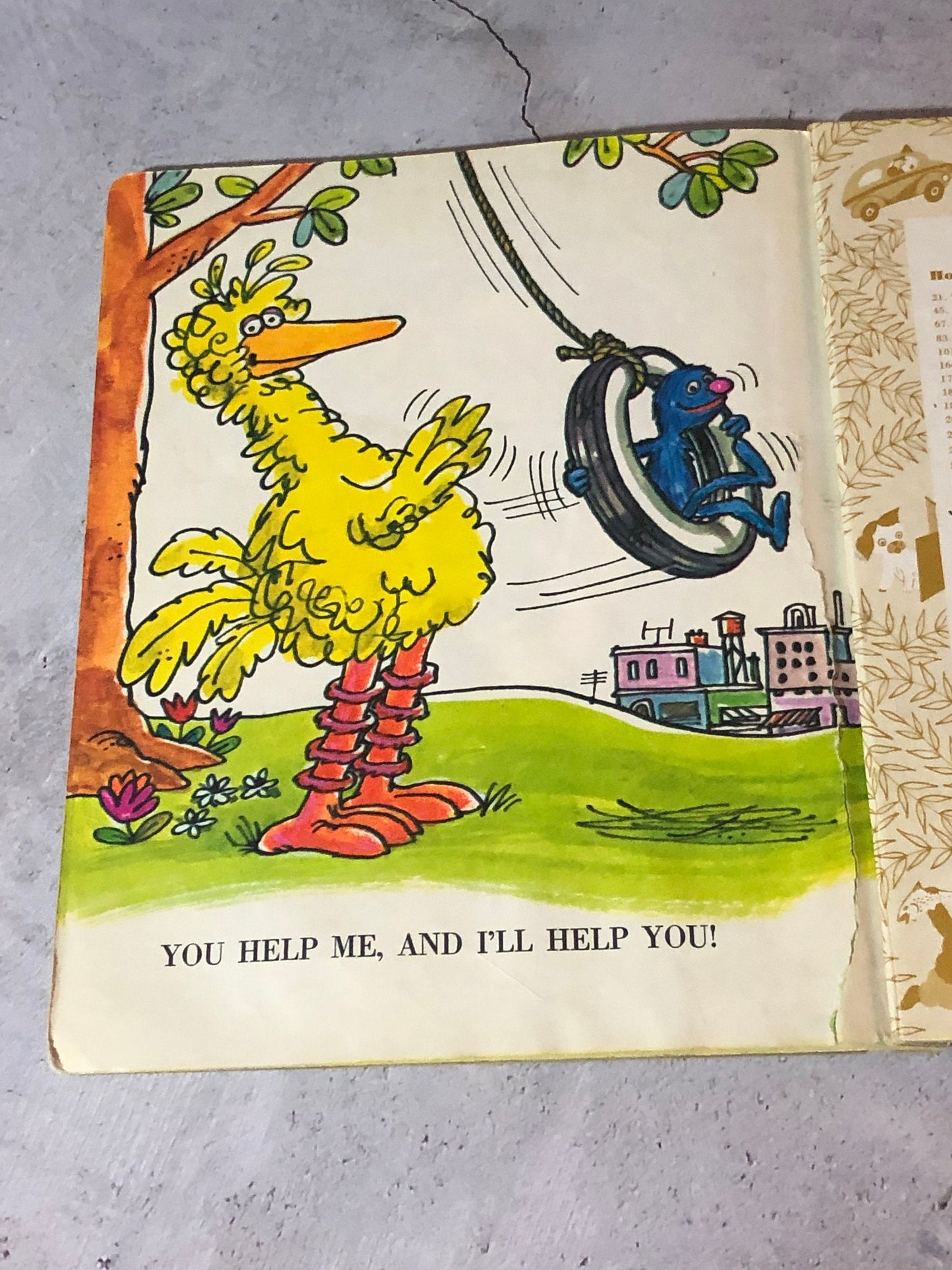 1971 Sesame Street The Together Book A Little Golden Book