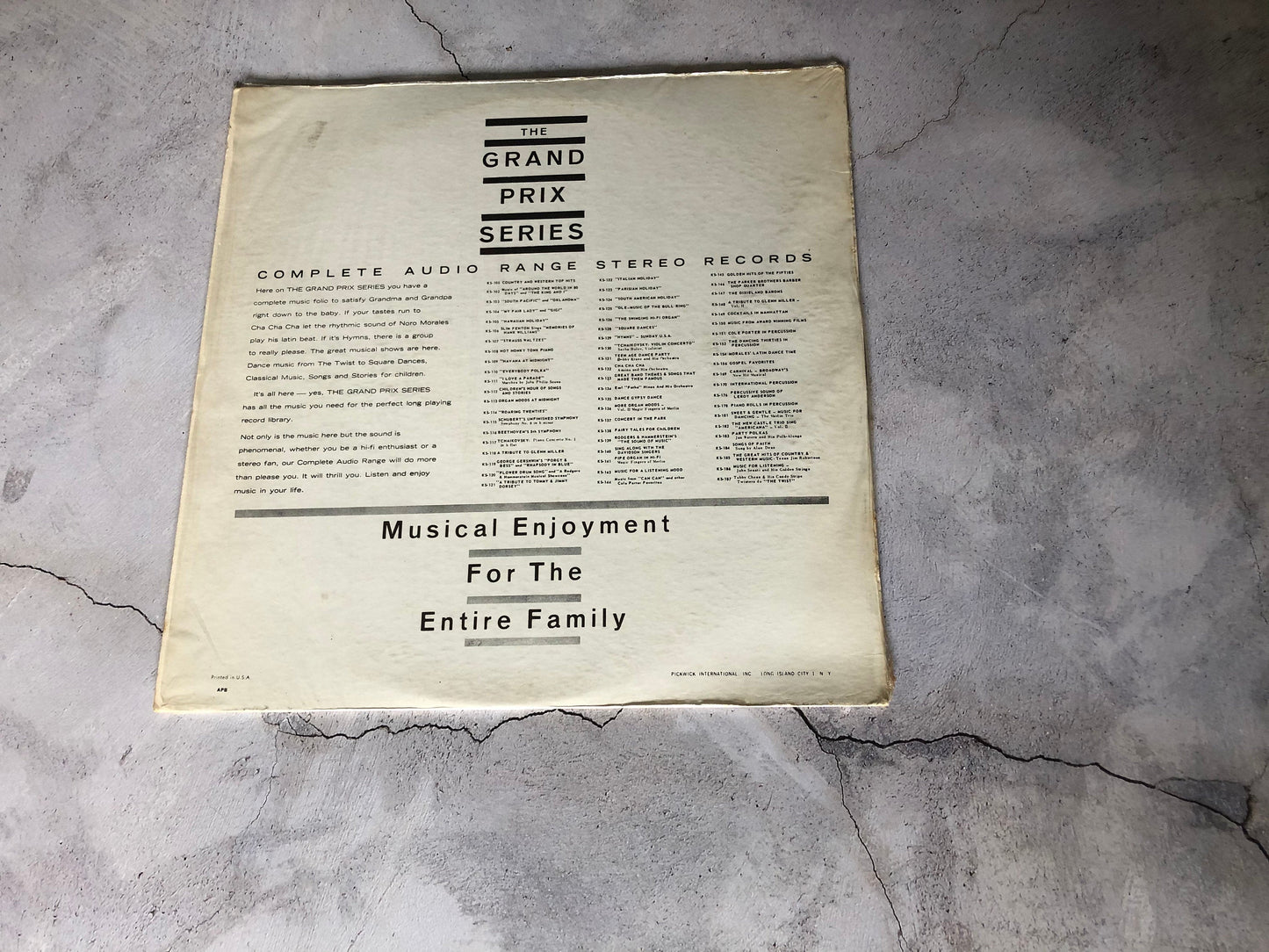 1965 Pickwick International Inc. Dance Party Vol 1 LP Record Album Vinyl