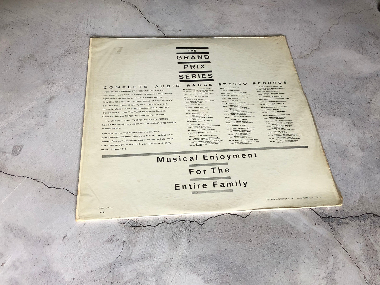 1965 Pickwick International Inc. Dance Party Vol 1 LP Record Album Vinyl