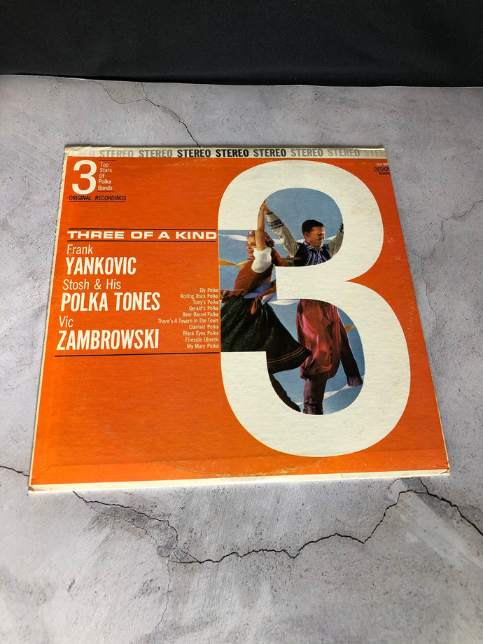1964 Pickwick International Inc Three Of A Kind 3 Top Stars Of Polka Bands Vinyl LP Record Album Vinyl