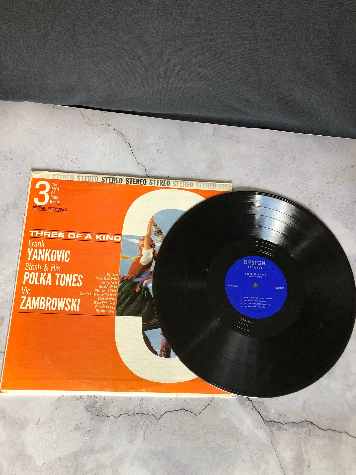 1964 Pickwick International Inc Three Of A Kind 3 Top Stars Of Polka Bands Vinyl LP Record Album Vinyl