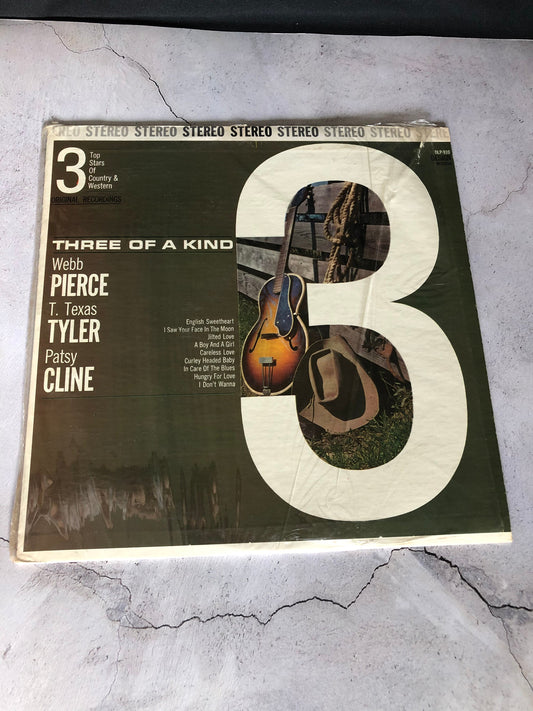 1964 Pickwick International Inc. Three Of A Kind (3 Top Stars Of Country & Western) Vinyl LP Record Album Vinyl