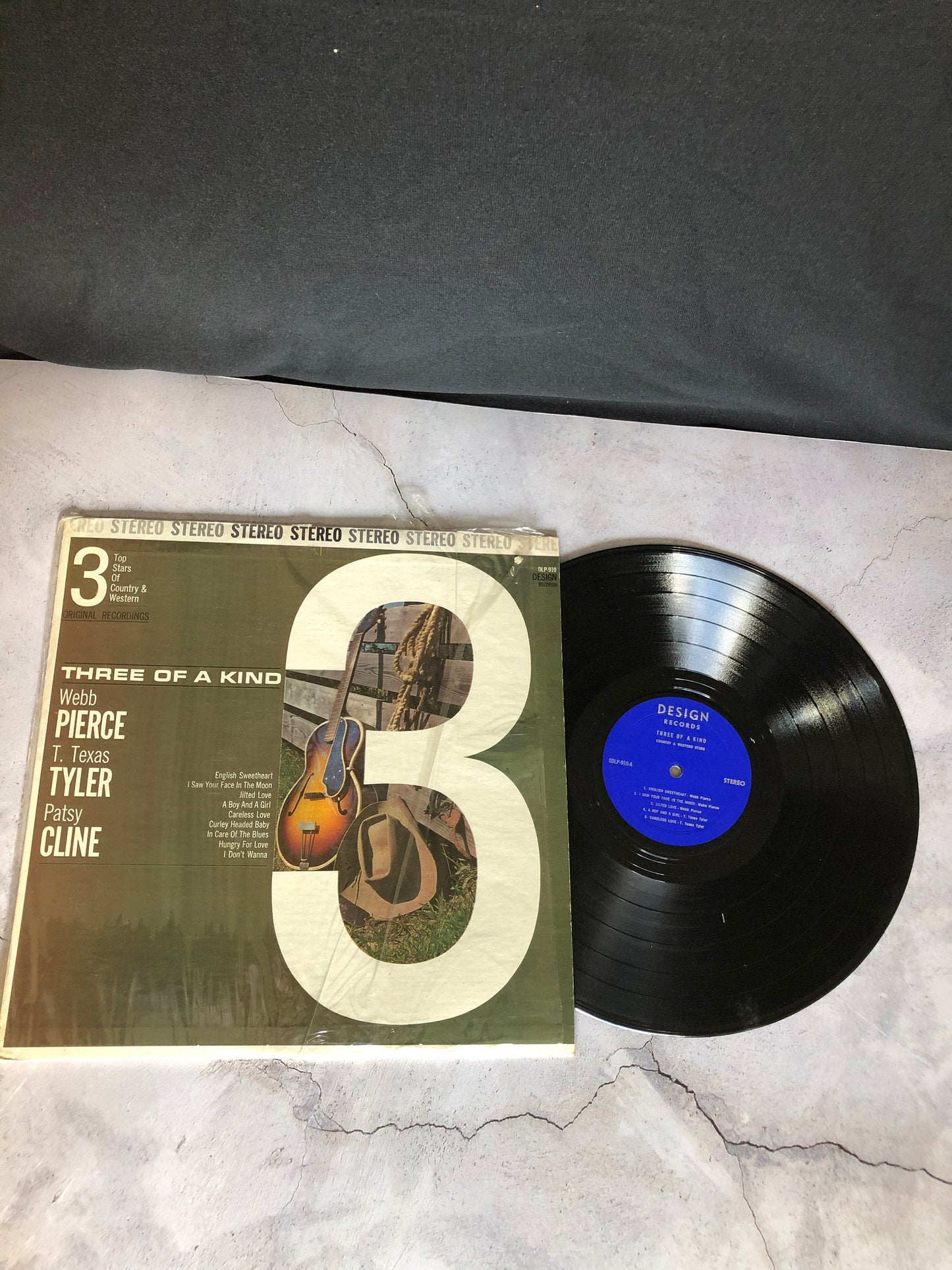 1964 Pickwick International Inc. Three Of A Kind (3 Top Stars Of Country & Western) Vinyl LP Record Album Vinyl