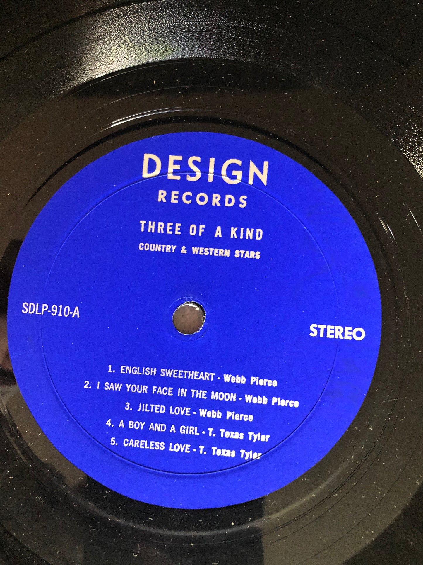 1964 Pickwick International Inc. Three Of A Kind (3 Top Stars Of Country & Western) Vinyl LP Record Album Vinyl