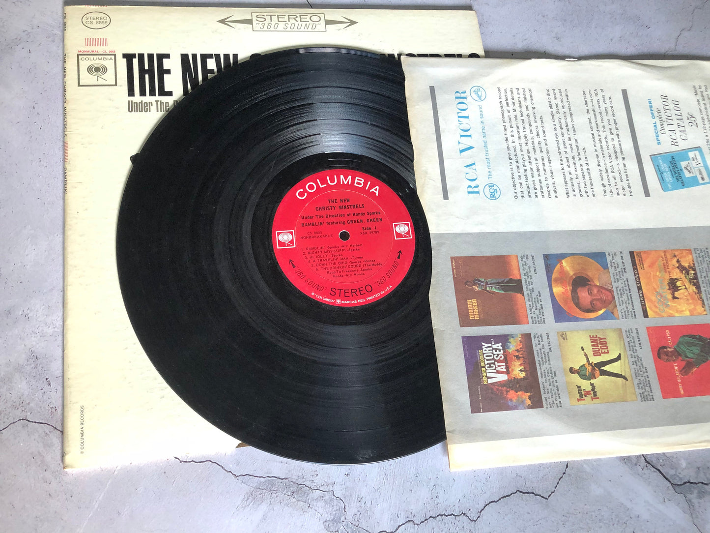 1963 Columbia The New Christy Minstrels Under the Direction of Randy Sparks - Ramblin LP Record Album Vinyl