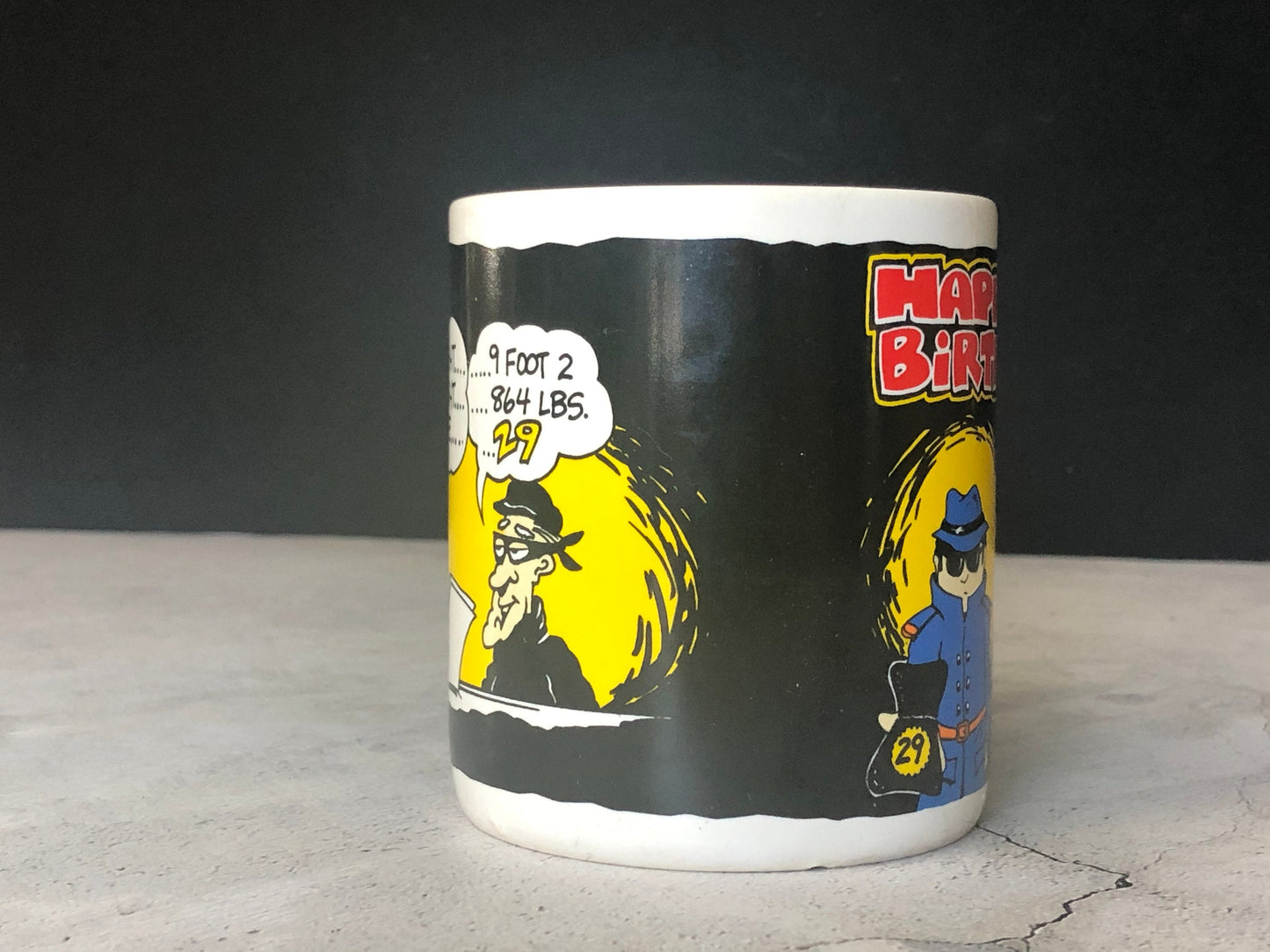 Contenova B29 Collection Coffee Mug, "Happy 29th Birthday!!"