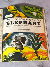 Load image into Gallery viewer, The Saggy Baggy Elephant A Little Golden Book Copyright 1947 Renewed 1974 by K. &amp; B. Jackson 201-52
