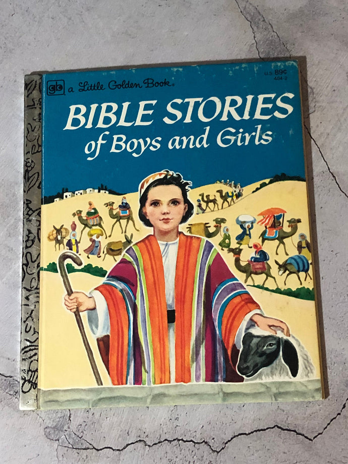 Bible Stories Of Boys And Girls A Little Golden Book Twentieth Printing 1980 404-2