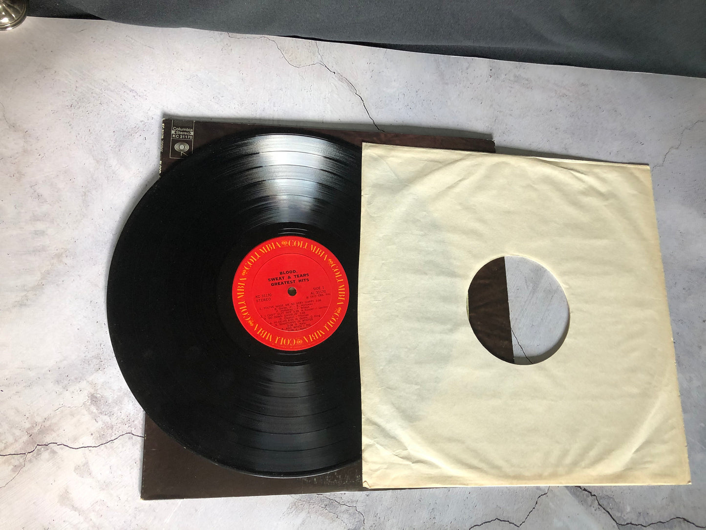 1972 Columbia Blood, Sweat & Tears Greatest Hits LP Record Album Vinyl