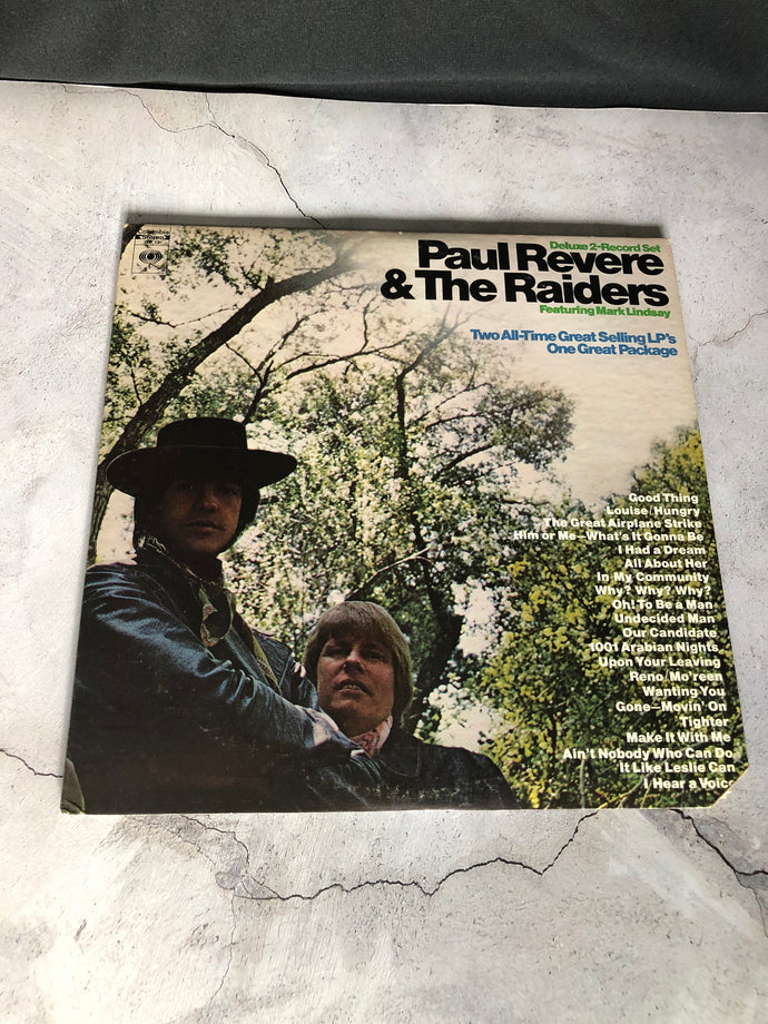 1969 Columbia Paul Revere & The Raiders Featuring Mark Lindsay - Two all-Time Great Selling LP's/One Great Package LP Record Album Vinyl