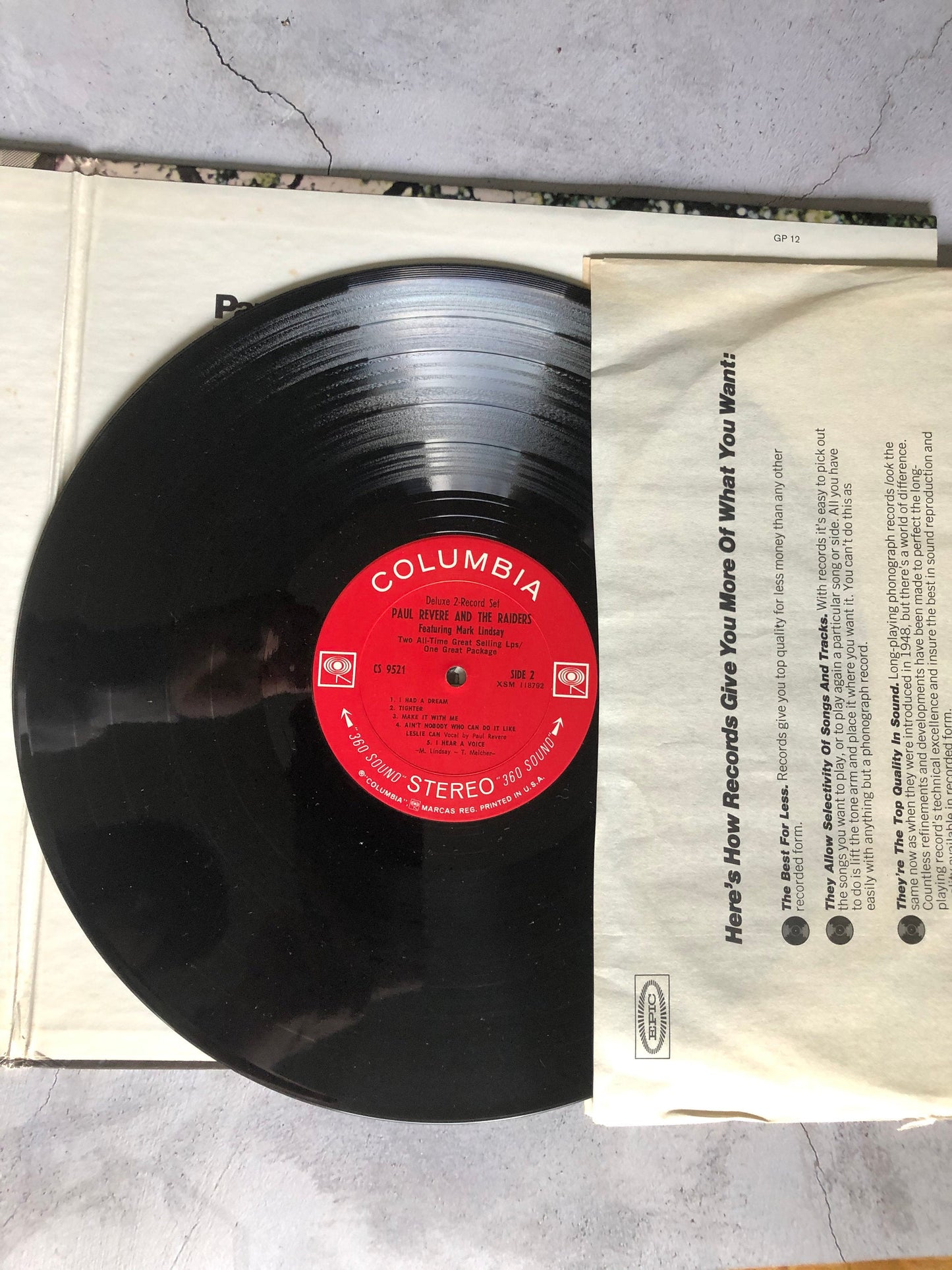 1969 Columbia Paul Revere & The Raiders Featuring Mark Lindsay - Two all-Time Great Selling LP's/One Great Package LP Record Album Vinyl