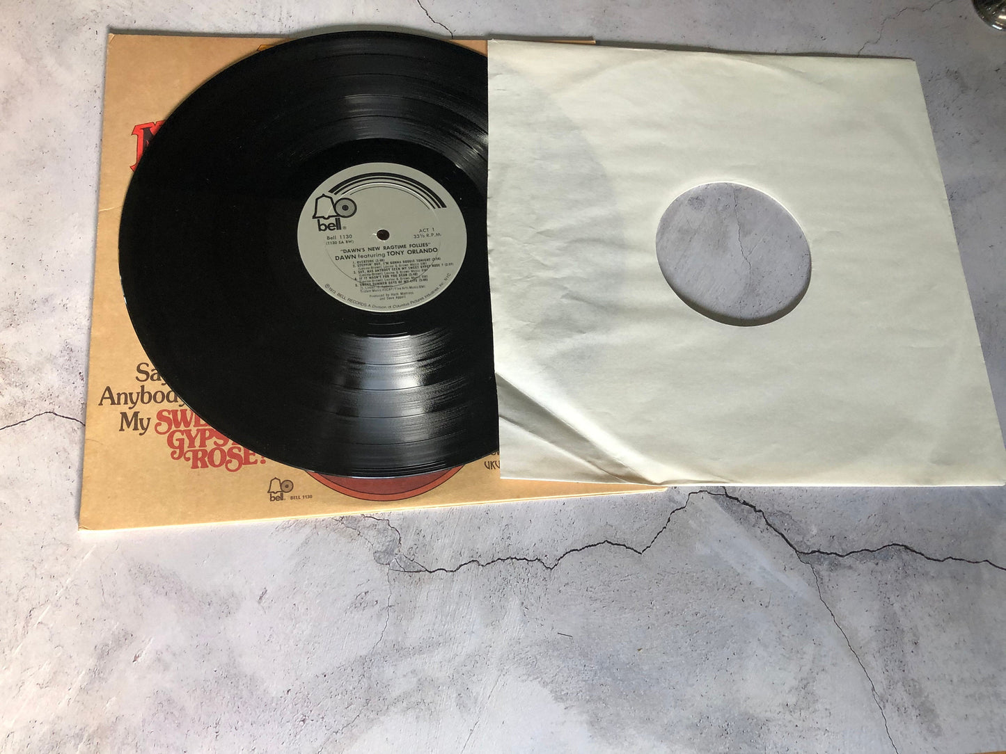 1974 Bell Dawn's New Ragtime Follies Featuring Tony Orlando LP Record Album Vinyl