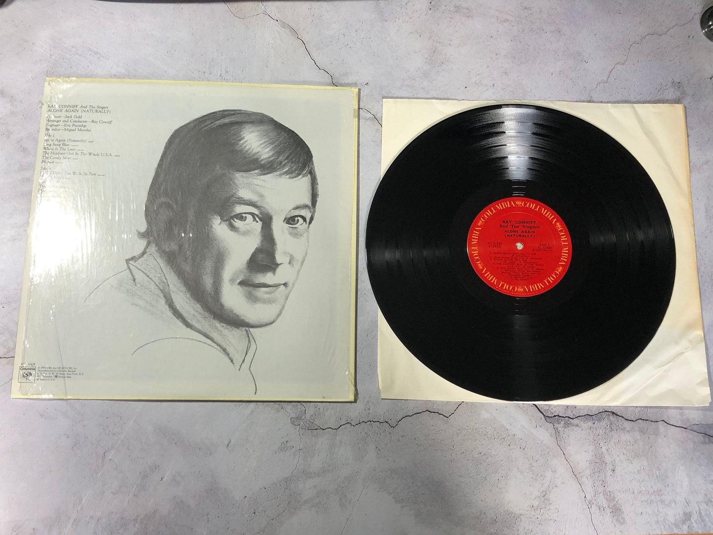 1972 Columbia Ray Conniff And The Singers Alone Again Naturally LP Record Album Vinyl